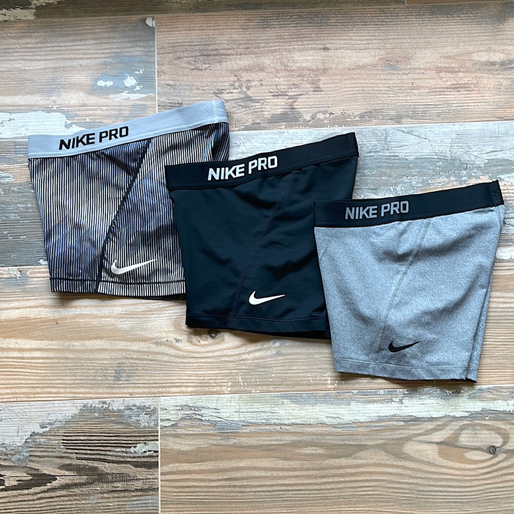 Nike Pro Combat Shorts Dri Fit 3 pair